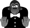 Gorilla Toon Clip Art