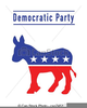 Democratic Donkey Clipart Free Image