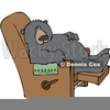 Lazy Moose Clipart Image