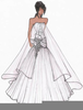 Bridal Gowns Clipart Image