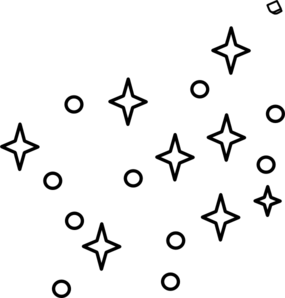 White Stars Clip Art