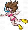 Free Snorkeling Clipart Image