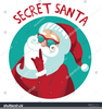 Christmas Secret Santa Clipart Image