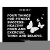 Black Fitness Motivation Image