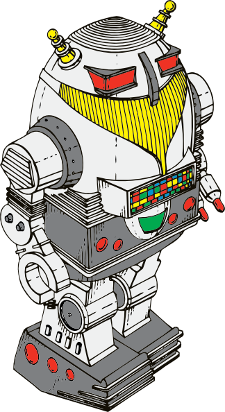 toy robot clipart - photo #5