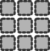 Matrix Grid Clip Art
