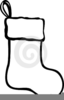 Free Clipart Of Christmas Stocking Image