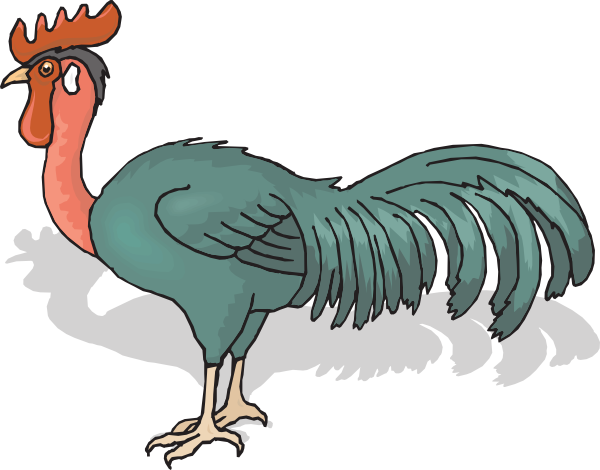 red rooster clipart - photo #12