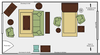 Furniture Layout Clipart Image