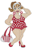 Clipart Fat Lady Image