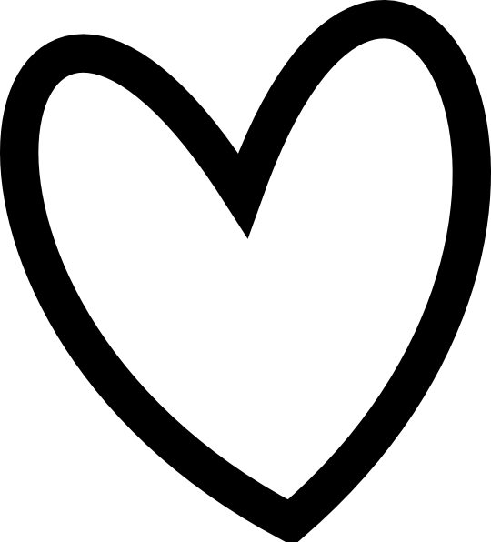 black heart clip art free - photo #14