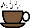 Musical Soup Cup 2 Clip Art