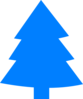 Christmas Tree Mono Clip Art
