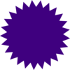 Purple Button Clip Art