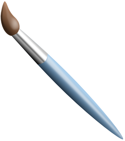 paint brush clip art vector - photo #11