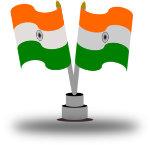 Indian Flag Clip Art At Clker Com Vector Clip Art Online