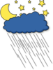 Rainy Night Clip Art