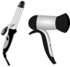 Hair Iron And Blow Dryer Clip Art