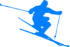 Ski-blue Clip Art