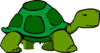 Green Turtle Clip Art