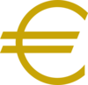 Currency Euro Gold Clip Art