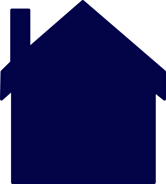 clipart blue house - photo #38