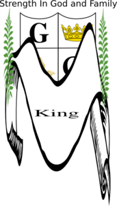 King Family Crest Clip Art