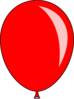 New Red Balloon Clip Art