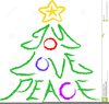 Christmas Peace On Earth Clipart Image