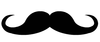 Mustache Butcher Vector Graphic Image