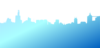 Blue Skyline Clip Art