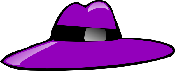 purple hat clipart - photo #2