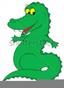 Animated Crocodile Clipart Image