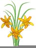 Animated Lilies Clipart Image