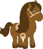 Clipart Horse Quarter Image