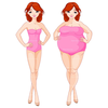 Free Clipart Skinny Lady Image