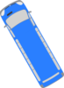 Blue Bus - 120 Clip Art