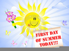 Summer Begins Clipart Image