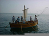 Fishermen Casting Nets Clipart Image