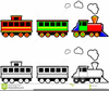 Passenger Train Clipart Image
