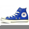 Blue Converse Shoes Image