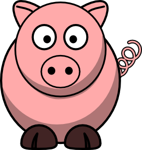 Free Vector  on Pig 4 Clip Art   Vector Clip Art Online  Royalty Free   Public Domain