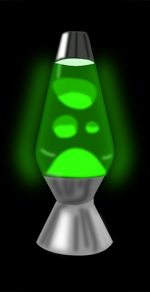 Lava Lamp Glowing Green Clip Art at Clker.com - vector clip art online