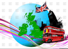 London Double Decker Bus Clipart Image