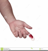 Bleeding Finger Clipart Image