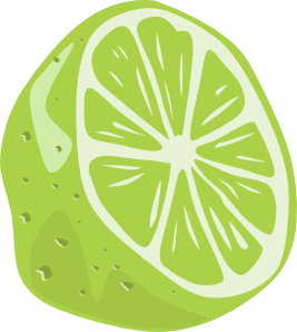 Half Lime Clip Art