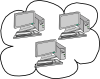 Network Cloud Computing Clip Art