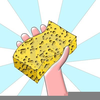 Cleaning Sponge Clipart Image