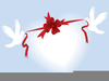 Free Christmas Dove Clipart Image