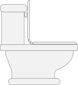 Toilet Seat Open Clip Art
